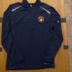 Milwaukee Brewers 1/4 Zip Lightweight